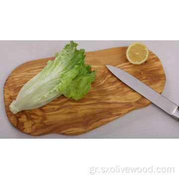 Κουζίνα σερβιρίσματος ξύλου ελιάς Sturdy Chopping σερβιρίσματος